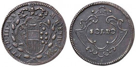 ZECCHE ITALIANE - FIRENZE - Ferdinando III di Lorena (primo periodo, 1790-1801) - Soldo 1791 CNI 7; Mont. 152 RRR (CU g. 1,94)
SPL