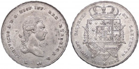 ZECCHE ITALIANE - FIRENZE - Ludovico I di Borbone (1801-1803) - Francescone 1803 Gig. 7 R (AG g. 27,27)
SPL+