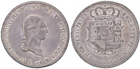 ZECCHE ITALIANE - FIRENZE - Ludovico I di Borbone (1801-1803) - Francescone 1803 Gig. 6bis R (AG g. 27,32)
qSPL