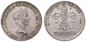 ZECCHE ITALIANE - FIRENZE - Leopoldo II di Lorena (1824-1859) - Fiorino 1828 Pag. 128; Mont. 338 NC (AG g. 6,88) Bella patina su fondi lucenti
FDC
...