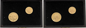 ZECCHE ITALIANE - SAN MARINO - Nuova monetazione (1972) - 2 Scudi e scudo 1976 Mont. 5-6 (AU g. 9)Res Publica - AU917 In confezione
FDC

Res Public...
