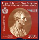 ZECCHE ITALIANE - SAN MARINO - Monetazione Euro - 2 Euro 2004 - Borghesi NI In confezione
FDC

In confezione -
