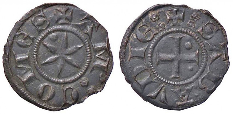 SAVOIA - Amedeo IV (1232-1253) - Denaro Debole MIR 34c RR (MI g. 0,76)II tipo Ec...