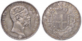 SAVOIA - Vittorio Emanuele II Re eletto (1859-1861) - 2 Lire 1860 F Pag. 436; Mont. 112 R AG Delicata patina di antica collezione
SPL+/qFDC

Delica...