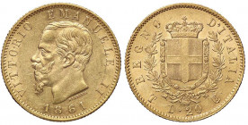 SAVOIA - Vittorio Emanuele II Re d'Italia (1861-1878) - 20 Lire 1861 T Pag. 455; Mont. 131 R AU
qFDC/FDC