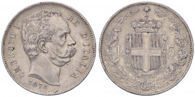SAVOIA - Umberto I (1878-1900) - 5 Lire 1878 Pag. 589; Mont. 32 RR AG
BB+/qSPL