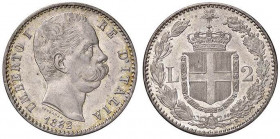 SAVOIA - Umberto I (1878-1900) - 2 Lire 1882 Pag. 592; Mont. 36 AG
qFDC