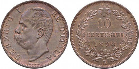 SAVOIA - Umberto I (1878-1900) - 10 Centesimi 1894 R Pag. 615; Mont. 63 R CU
FDC