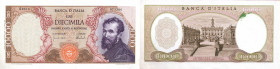 CARTAMONETA - BANCA d'ITALIA - Repubblica Italiana (monetazione in lire) (1946-2001) - 10.000 Lire - Michelangelo 27/11/1973 Alfa 857; Lireuro 74 H Ca...