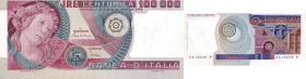 CARTAMONETA - BANCA d'ITALIA - Repubblica Italiana (monetazione in lire) (1946-2001) - 100.000 Lire - Botticelli 01/07/1980 Alfa 917; Lireuro 83B Tagl...