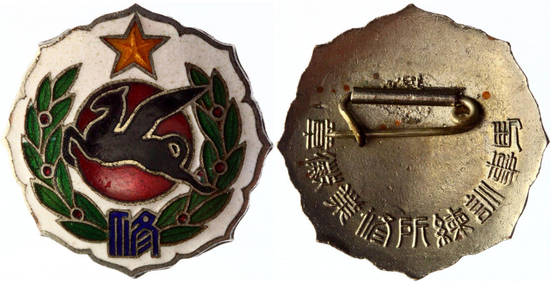 Japan Horsemanship Skills Academy Badge 1960 - th
Bronze; Enameled; in original...