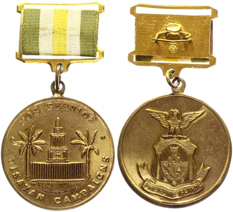 Philippines Visayan Campaign Medal 1946
This is a nice older post WWII example ...