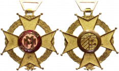 Cuba Military Officer Merit IV Class Cross 1933
Bronze; Red Enameled; Cuban „ORDEN DEL MERITO MILITAR “ (ORDER OF THE MILITARY MERIT) MEDAL, one of t...