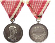 Austria - Hungary Medal for Bravery "Der Tapferkeit" 1st Class 1864
Barac# 279; Silver 40 mm. Condition II.