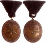 Austria - Hungary Order of The Knights of Malta Bronze Merit Medal 1908
Barac# 328; Bronze. Condition I.