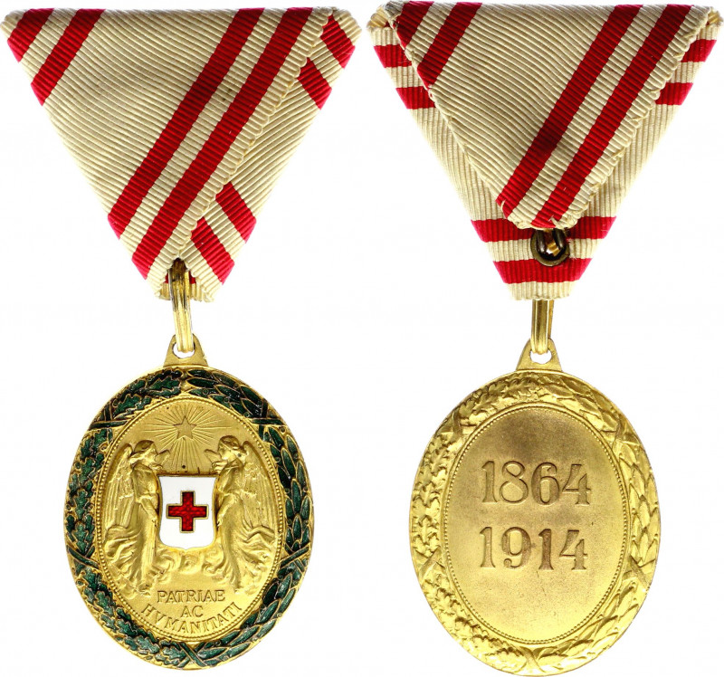 Austria - Hungary Red Cross Bronze Medal of Merit 1914 - 1918 WWI
Barac# 349; G...