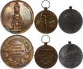 Austria - Hungary & Czechoslovakia Lot of 3 Medals
Wound Medal "Verwundetenmedaille, Sebesültek Érme", "Československá medaile Vítězství" & "Charles ...