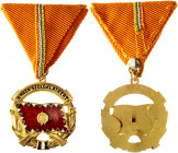 Hungary Medal of Merit for Service to the Country Gold Class 1956 - 1965
Gilt metal medal of circular form and multi-part construction with loop for ...