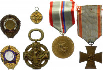 Czechoslovakia Lot of 6 Medals & Badges 20th Century
Various Motives. Condition II.