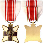 Belgium Red Cross Medal - 2nd Class ND
Gold Plated 22,44g. Enameled; Blood Donor Medal - 2nd Class. Condition I.