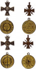 Europe Set of 4 Miniatures
Two medals and two crosses; Various Countries & Motives. Condition II-III.