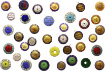 France Lot of 36 Central Parts of Orders & Badges
Various Motives. Condition II-III.