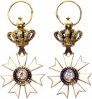 Great Britain Miniature of Order of Saint Michael and Saint George - Knight`s Cross instituted in 1818 R!
Breast Badge; Gilt, both sides enameled, or...