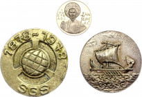 Greece Lot of 3 Medals 1967 - 1978
Motives: "XII Sea Week Hellas". "SGS 1878-1978" & Religious medal. Condition II.