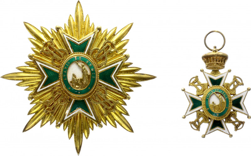 Italy Order of St. Lazar Grand Cross Breast Star & Badge
The Order of Saint Laz...