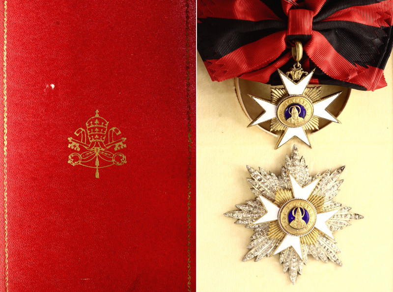 Vatican Order of Saint Silvester & of the Golden Spur Grand Cross Set 1841 - 188...