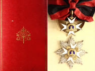 Vatican Order of Saint Silvester & of the Golden Spur Grand Cross Set 1841 - 1880
Barac# 388, 393; Badge and star, Tanfani Bertarelli; Ordine di San ...