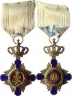 Romania Order Of The Star V Class Knight Civil Division 1920
(Ordin "Steaua Romaniei"). Instituted in 1877. Type I (1877-1932). In silver with red, g...