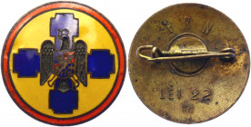 Romania FRN Badge Fascist Party King Carol II Pin 1938
Romanian FRN membership badge.The National Renaissance Front (Romanian: Frontul Renaşterii Naţ...