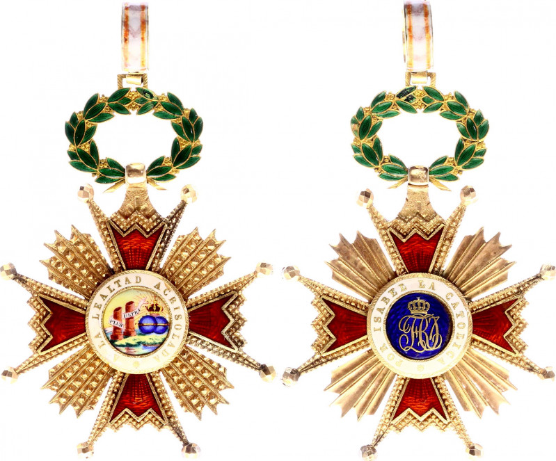 Spain Gold Order of Isabella the Catholic 1815 - Present Day
Gold 40,07g; Ename...