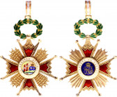 Spain Gold Order of Isabella the Catholic 1815 - Present Day
Gold 40,07g; Enameled; Commander - 2nd Class; Orden de Isabel la Católica. Condition I.