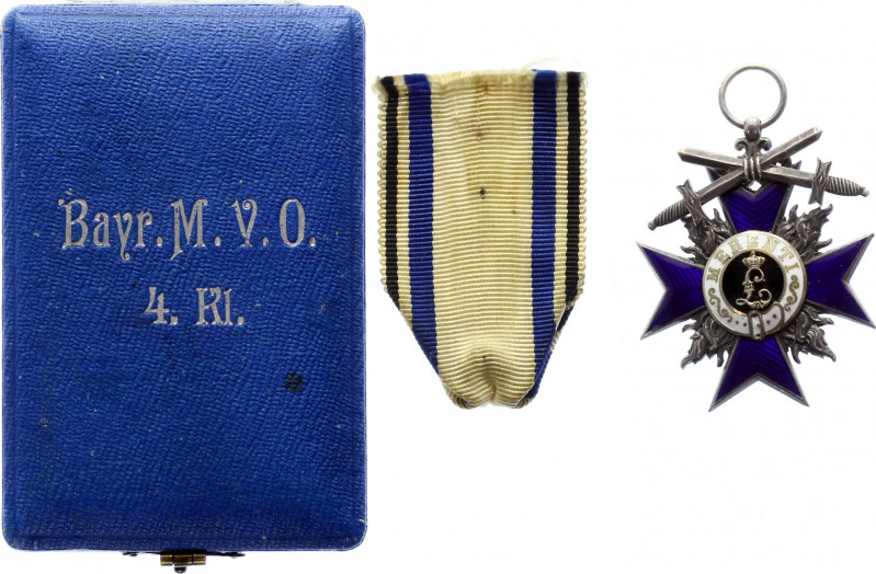 German States Bavaria Military Merit Order of St. Michael 4th Class With Swords ...