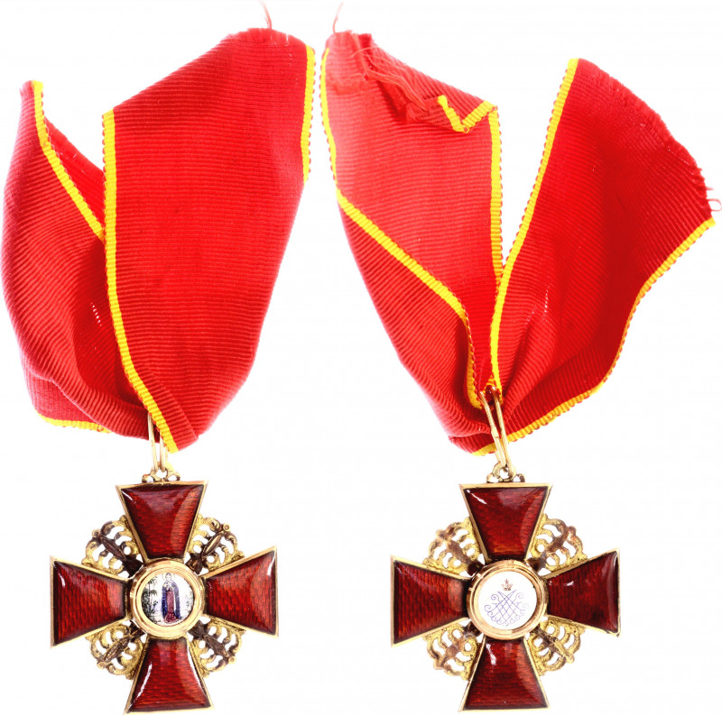 Russia Order of St Anna 2nd Class without Swords 1910 - 1917
Barac# 736; Gold 4...