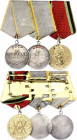Russia - USSR Lotof 3 Medals 1938
Barac# 883; (2x) Medals for Battle Merits & 20th Anniversary of Victory.