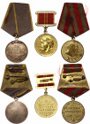 Russia - USSR Lot of 3 Medals 1938
Barac# 883, 884, 911; "For Battle Merit", "30 Years of the Soviet Army and Navy" & Jubilee Medal "In Commemoration...