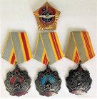 Russia - USSR Full Set of Order of Labor Glory - 1st, 2nd & 3rd Class & Aeroflot Excellence Badge 1975 - 1991 RRR
Full Cavalier of Order of Labor Glo...