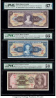Brazil Banco Central Do Brasil 5 Centavos on 50 Cruzeiros; 1; 10 Cruzeiros Novos on 1000; 10 Cruzei ND (1966-67) (2); ND (1967) Pick 184b; 187b; 190a ...