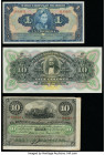 Costa Rica Banco Anglo-Costarricense 10 Colones ND (1903-17) Pick S123r Remainder Crisp Uncirculated; Cuba Banco Espanol De La Isla De Cuba 10 Pesos 1...