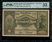 Danzig Senate of the Municipality - Free City 1000 Mark 15.3.1923 Pick 16 PMG About Uncirculated 53. 

HID09801242017

© 2020 Heritage Auctions | All ...