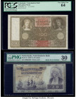 Netherlands Netherlands Bank 100; 20 Gulden 23.3.1944; 19.3.1941 Pick 51c; 54 Two examples PCGS Very Choice New 64; Very Fine 30. 

HID09801242017

© ...