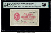 Seychelles Government of Seychelles 1 Rupee 7.7.1943 Pick 7a PMG Very Fine 30. 

HID09801242017

© 2020 Heritage Auctions | All Rights Reserved
