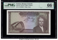 Tunisia Banque Centrale 5 Dinars ND (ca. 1958) Pick 59 PMG Gem Uncirculated 66 EPQ. 

HID09801242017

© 2020 Heritage Auctions | All Rights Reserved