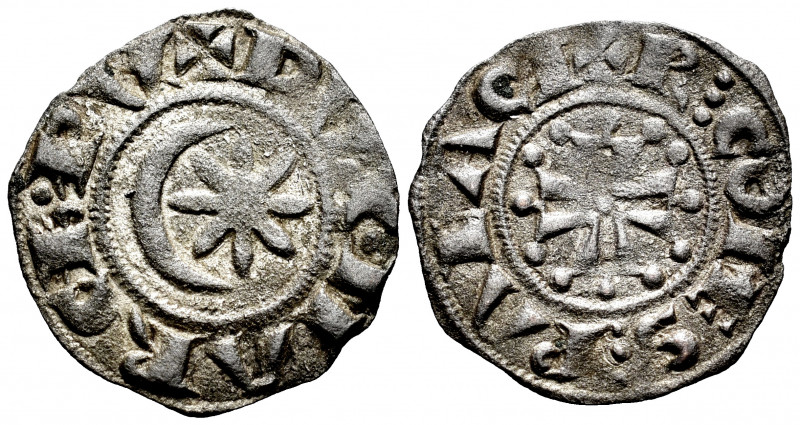 Provença Rodaniana. Ramon VII (1222-1249). Dinero de Provenza. (Cru OC-126). Ve....