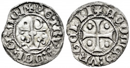County of Urgell. Pedro of Urgell (1347-1408). Dinero. (Cru-134). (Cru C.G-1951). Ve. 0,57 g. Almost XF. Est...200,00. 

Spanish Description: Condad...