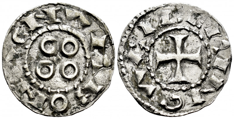 Viscounty of Narbonne. Berenguer (1023-1067). Dinero. Narbona. (Cru OC-40). (Cru...