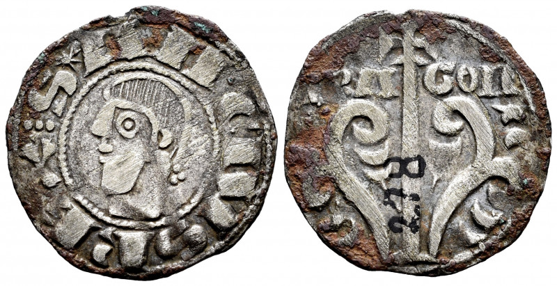 Kingdom of Navarre and Aragon. Sancho Ramírez (1063-1094). Dinero. Jaca (Huesca)...